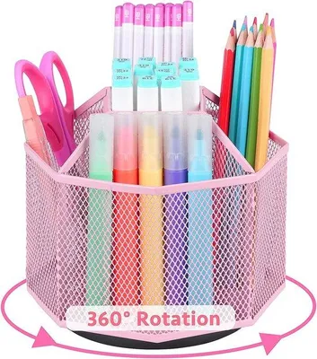 Produktbild von Famanu Stiftehalter 360° drehbar - Rosa