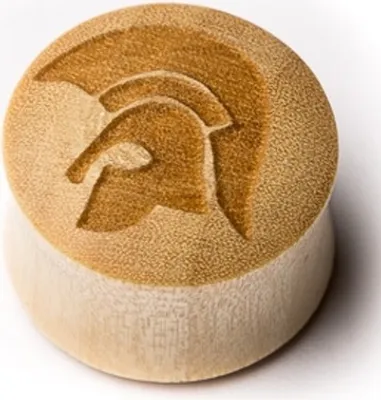 Produktbild von Trojan, Ear-Plug / Tunnel aus Krokodilholz - , Tunnel