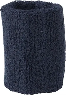 Produktbild von CHPN - Schweißbänder - Armbänder - Wristband - Wristband - Schweißband - Sportband - Sportzubehör - Schwitzen - Schweißableitend - Dunkelblau - 1 Paar