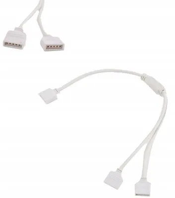 Produktbild von LED-Verteiler, Zweifach, für RGBW-Leuchtstreifen, 12 mm, IP20, EcoLight
