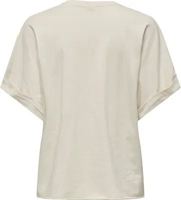 Produktbild von ONLY ONLLUCY LIFE S/S LEO TOP CS JRS Birch/W. MELANGE S