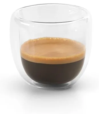 Produktbild von Kaffeeglaser - doppelwandig - 2x Stuck - Espressoglaser - 70 ml