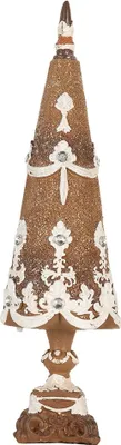 Immagine prodotto di Decorazione per albero di Natale Clayre & Eef Ø 9x31 cm Plastica marrone