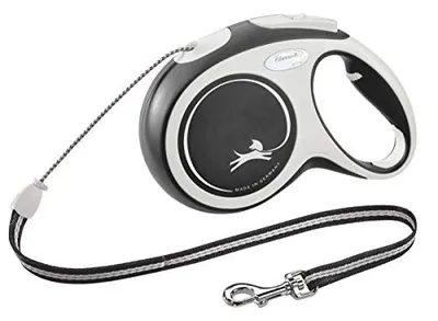 Produktbild von Flexi New Comfort M Cord 5 m, Hund, Rückziehbare Leine, Schwarz, Kabel/Schnur, 20 kg, Einfarbig