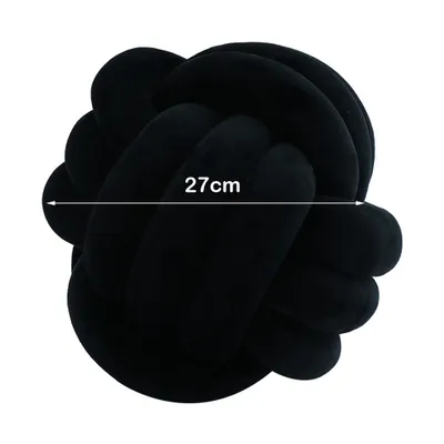 Image de CANDeal 27cm Coussin à nouer, Coussin noué pour canapé, lit, décoration, Coussin décoratif Nœud, Coussin boule à nouer