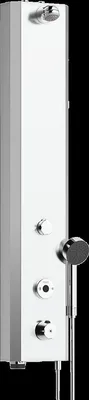 Produktbild von Mora tronic Duschpaneel WMS, mit Thermostat, Anschluss v. oben, mit Handbrause, Netzanschluss