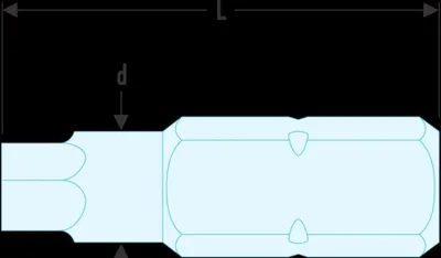Produktbild von Facom Bit Serie 1 - Sechskant 1,5 mm