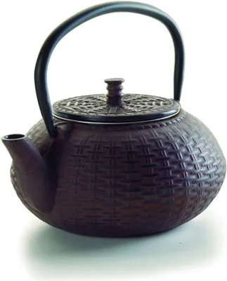 Produktbild von Lacor - 68668 - Gusseisen-Teekanne 0,8 l - Schwarz