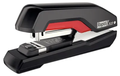 Image de Rapid 5000541 Agrafeuse Supreme S27 - métal, 30 feuilles, noir/rouge