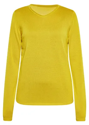 Image de Pull CALEY pour femme - Jaune, XXL