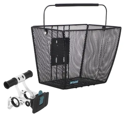 Produktbild von Fahrrad Lenkerkorb Einkaufskorb Comfort around abnehmbar vorne Fahrradkorb