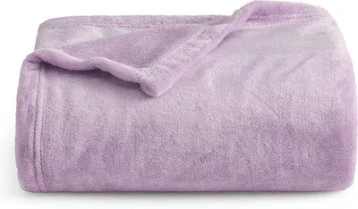 Imagen del producto de Manta de microfibra suave Unyqoos® de 130 x 150 cm: manta cálida y suave para el sofá y el hogar, ligera y transpirable, ideal para niños y para llevar de viaje