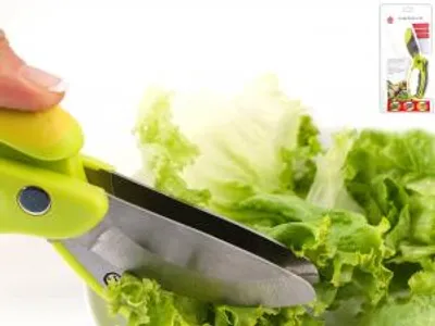 Immagine prodotto di Forbice Insalata Inox Manico Colorato