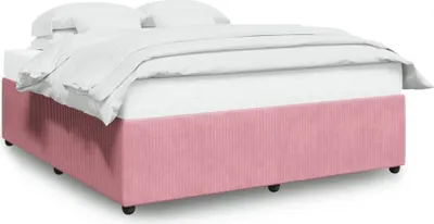 Produktbild von vidaXL Bettgestell Rosa 180x200 cm Samt