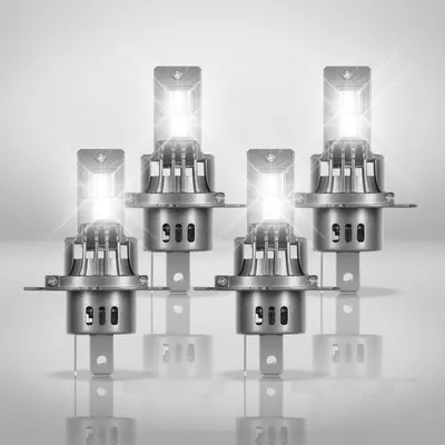 Produktbild von Vigevee H4 LED-Scheinwerferlampe 30W 12V 2500LM 6500K IP65 Plug & Play 4er-Set für Auto/Motorrad