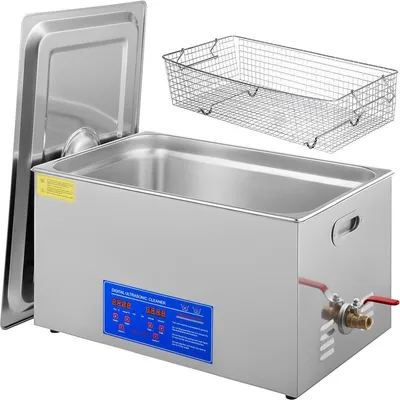 Obrázok produktu pre 22L Ultrazvukový čistič Nerezový ultrazvukový čistič Digitálny časovač ohrievača Čistenie šperkov pre komerčné osobné domáce použitie (22L)