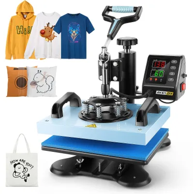 Produktbild von Transferpresse - Hitzepresse - Warmpresse - Druckpresse - 12 x 10 Zoll - Aluminiumlegierung
