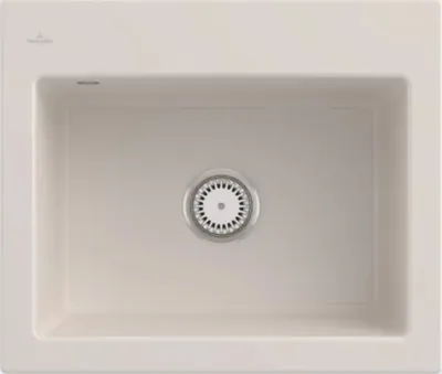 Produktbild von Villeroy&Boch Spülbecken, Küchenspüle Subway 60 S Crema 600x510mm, Unterschrankbreite 60cm