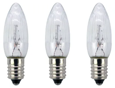Produktbild von Ersatzkerzen 12V 3W, 3Stk E10, für 20 Brennstellen innen & außen 920024