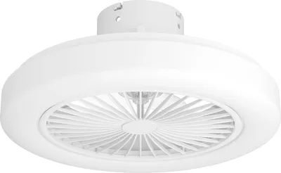 Produktbild von EGLO Deckenventilator mit Beleuchtung Ortona, Ventilator Decke dimmbar mit Fernbedienung, Timer und 3 Geschwindigkeiten, CCT, Ø 46 cm