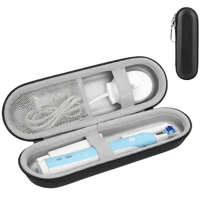 Produktbild von Reiseetui für elektrische Zahnbürsten, kompatibel mit Oral B/Oral B Pro Serien CrossAction/Genius X Limited/IO 7/8/9 Series/Smartseries/Vitality Floss
