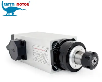 Productafbeelding van CNC Spilmotor 4 kW 220 V - Luchtgekoeld tot 18000 RPM - ER25 Spantang voor Metaal en Hout