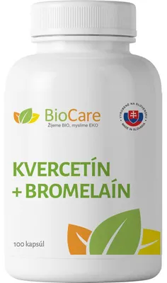 Immagine prodotto di Quercetina e bromelina - 300 mg, 100 capsule
