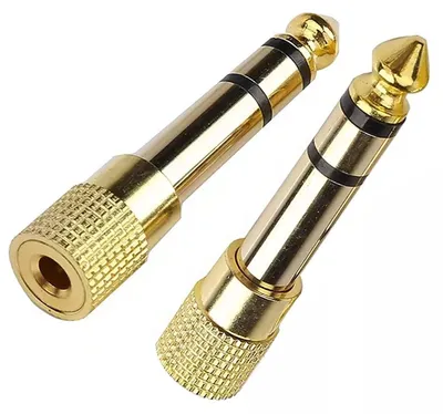 Obrázek produktu pro Longivia® 2 kusy, adaptér 6,35 mm na 3,5 mm, konektory HQ, čistá měď