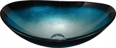 Immagine prodotto di Lavandino da bagno Piano di lavoro Lavandino ovale blu 54x37cm