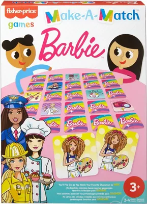 Produktbild von Games Barbie Make-a-Match, Kartenspiel, Sammelkartenspiel, 3 Jahr(e)