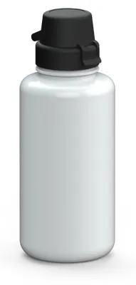 Image de Gourde « School » 700 ml - Gourde robuste en Tritan - bonne prise en main - idéale pour un usage quotidien - blanc/noir