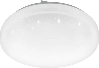 Produktbild von EGLO LED Deckenlampe Frania-S, 1 flammige Deckenleuchte mit Sternenhimmel-Effekt, Material: Stahl, Kunststoff, Farbe: Weiß, Ø: 28 cm