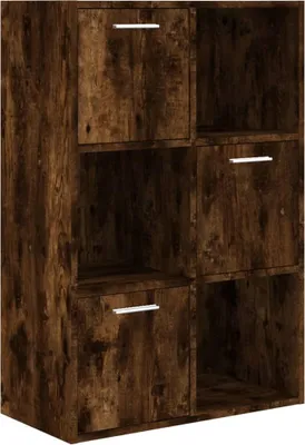 Obrázek produktu pro vidaXL Úložná skříň Smoked Oak 60x29,5x90 cm