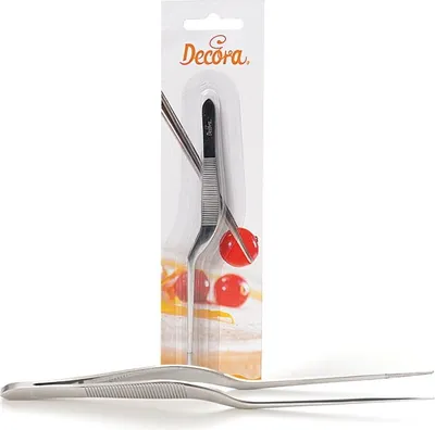 Immagine prodotto di Pinzetta per pasticceria curva 14 cm Decora