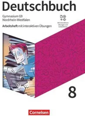 Produktbild von Deutschbuch Gymnasium 8. Schuljahr - Nordrhein-Westfalen - Arbeitsheft mit interaktiven Übungen online