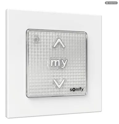 Produktbild von Somfy Smoove Origin io Funk Wandsender TaHoma®Somfy inkl. Rahmen