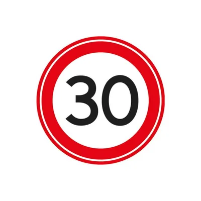 Produktbild von Pickup Pictogram (Sticker) Rond 20 cm - 30 Km