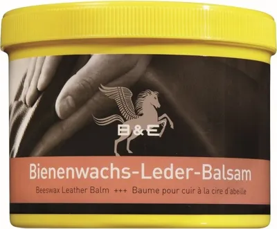 Produktbild von B & E Bienenwachs Leder Balsam 500 ml Lederfett Lederreiniger, für Schuhe…