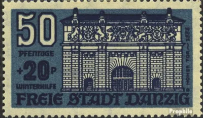 Produktbild von Briefmarken Danzig 1936 Mi 266 mit Falz Winterhilfswerk