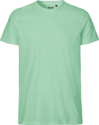 Produktbild von Neutral O61001 | Mens Fitted T-Shirt +GOTS- - Farbe: Dusty Mint - Größe: M