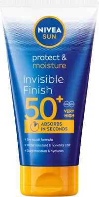 Produktbild von Nivea Sun Feuchtigkeitslotion Invisible Finish SPF50+ 150ml