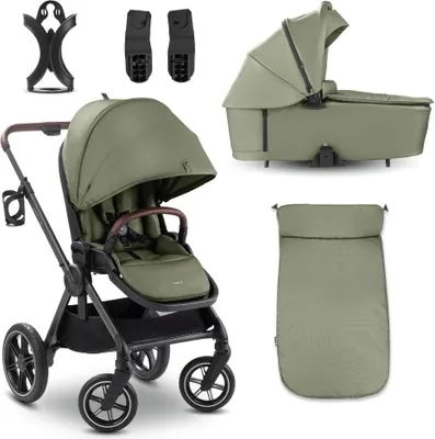 Produktbild von Hauck Comfort N Care Set, Betthimmel, Reisesystem-Babywagen, Unisex, Faltbar, Olive