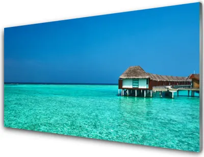 Produktbild von Acrylglasbilder 100x50 Wandbild Druck Meer Landschaft