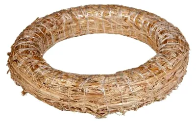 Produktbild von Strohkranz Natur Ø 45 cm / Stärke 8 cm