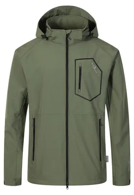 Produktbild von Blue Wave Übergrößen Softshelljacke oliv Louis