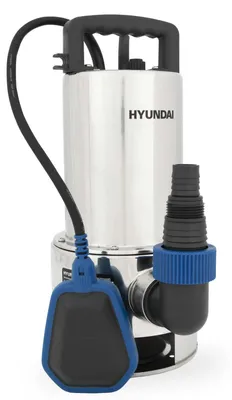 Produktbild von HYUNDAI Schmutzwasser-Tauchpumpe TP10019D (1000W, 19.500 l/h, Förderhöhe max. 9m, Eintauchtiefe max. 7m)