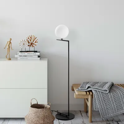 Produktbild von Opviq, Luminar - 14180, Stehlampe, Schwarz, METALLKÖRPER, 37 x 30 x 140 cm