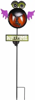 Produktbild von Pflanzenstecker Halloween - Fledermaus mit Solar LED - ca. 24 x 9 x 80,5 cm