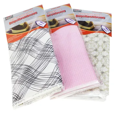 Produktbild von Bügelbrettbezug 126x43cm sort dampfdurchlässig, mit Justierbändchen