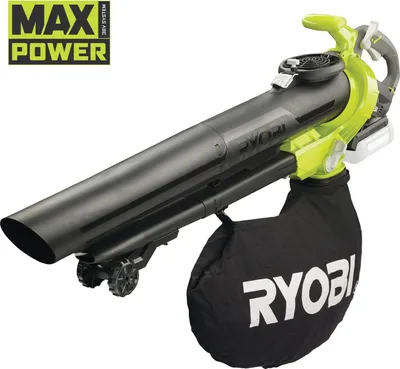 Produktbild von RYOBI Akku-Laubsauger RBV36B 36V, Brushless-Laubsauger, Akku-Laubbläser, Akku-Gebläse, Luftgeschwindigkeit 235 km/h